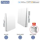 Умный выключатель Aqara, Беспроводной Выключатель с проводом, ZigBee, Wi-Fi, для умного дома, дистанционное управление