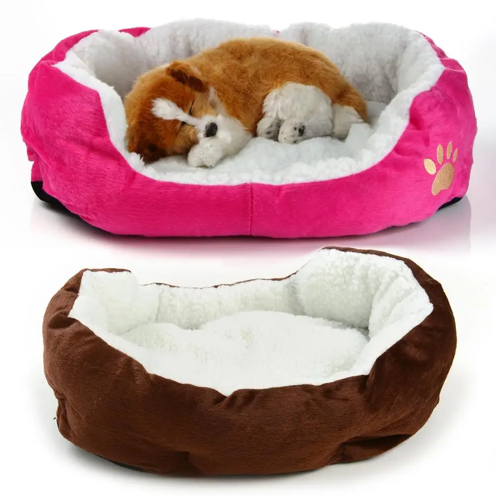 

50X40X15cm* Round Pet Bed Winter Warm Cute Sleeping Bag Dog Para Soft Indoor Washable Cat Cushion Round Pet Bed