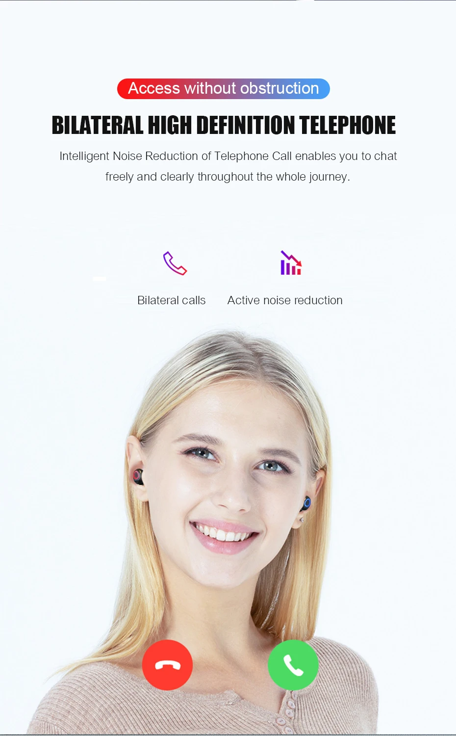 TWS Bluetooth наушники с микрофоном светодиодный дисплей беспроводные Bluetooth наушники водонепроницаемые шумоподавляющие гарнитуры