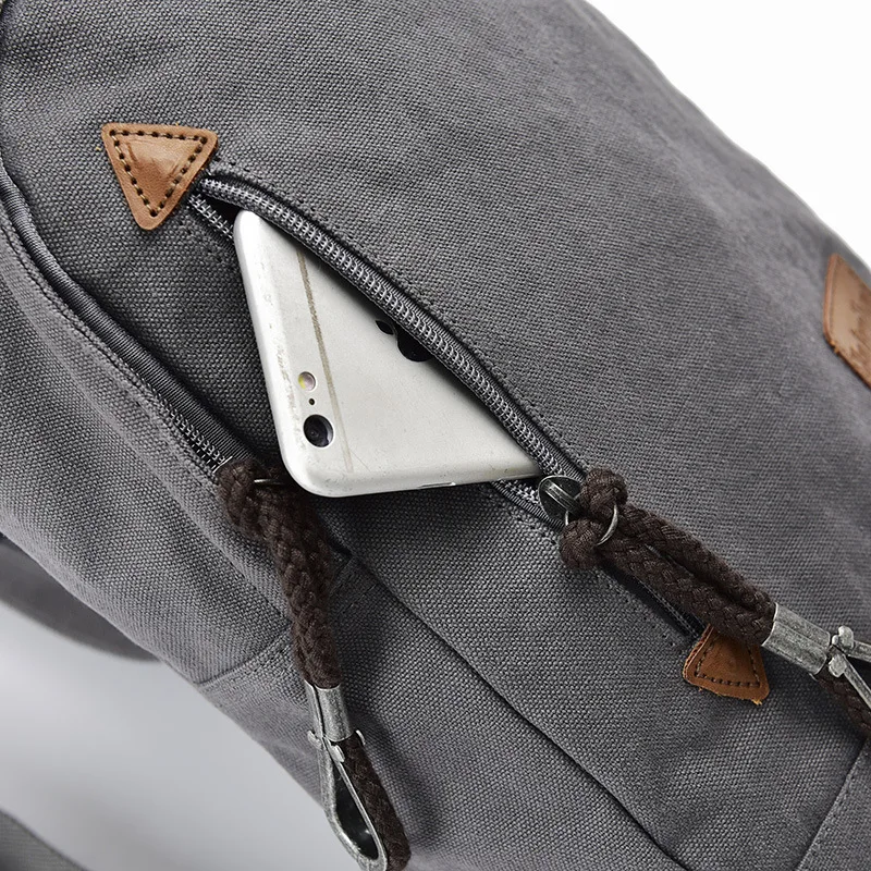 Многофункциональный Холщовый мини рюкзак MANJIANGHONG для мужчин и женщин школьные