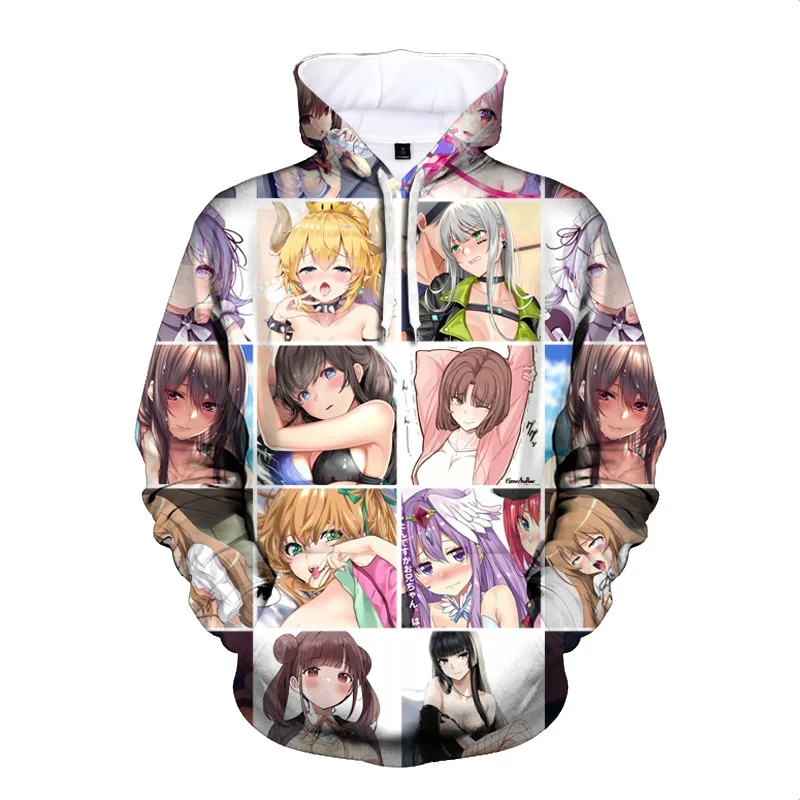 

Summer 3D printed hooded long sleeve hoodie for men spring and autumn fashion sport men's big size long sleeve hooded top