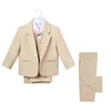 Baby Boy Formal Clothes Set Jacket+Shirt+Vest+Bowtie+Pant 5PCS Infant Toddler Child Clothes Suit Blazer Jacket Baby Clothes 0-2Y 6