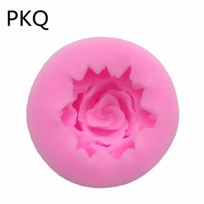 3D силиконовая в форме розы пресс-форм многофункциональный лампы свечи формы