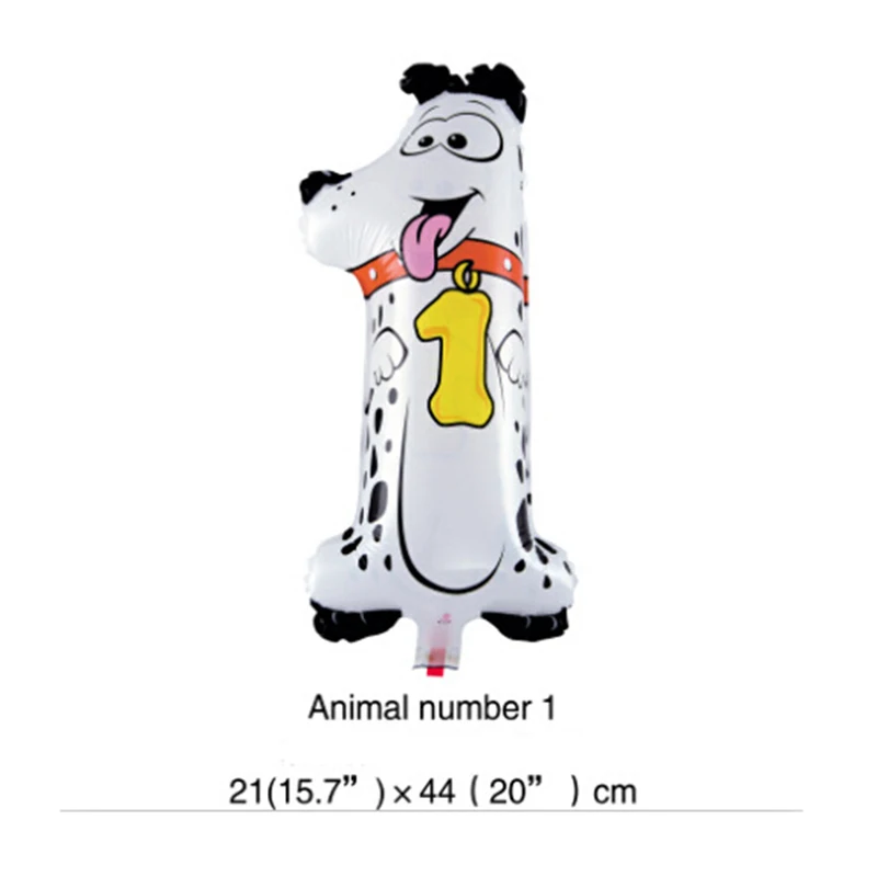 1 шт. 16 дюймовые фольгированные воздушные шары в виде цифр|Воздушные и аксессуары|