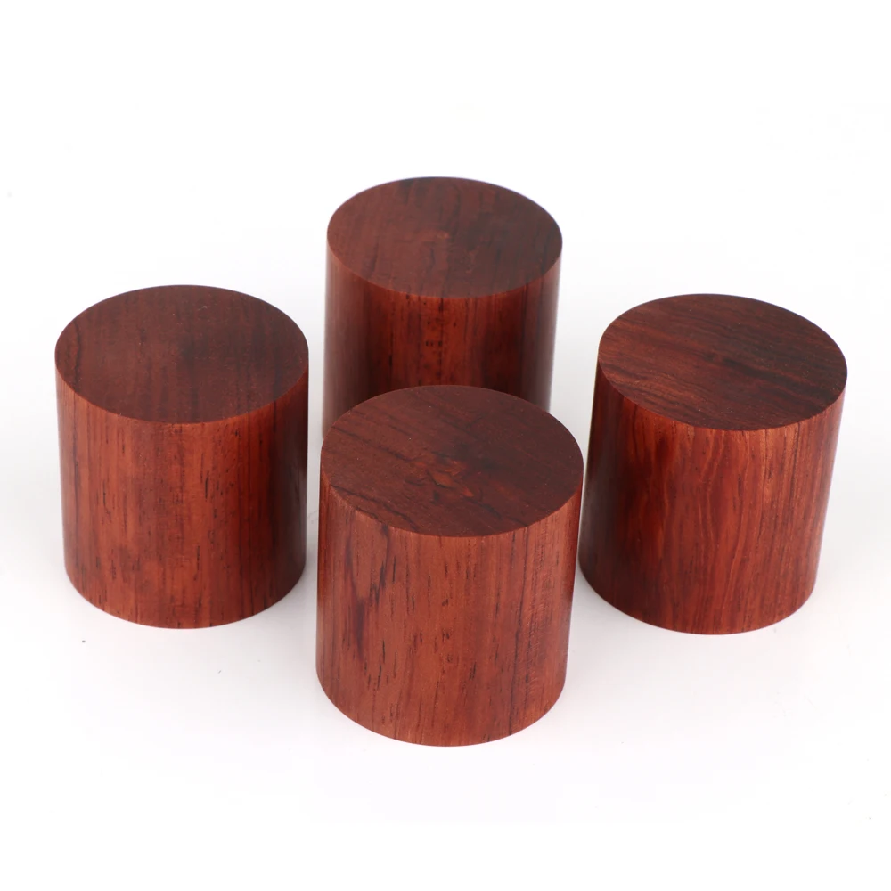

4Pcs Rosewood HiFi Audio Speakers Amplifier Chassis Anti-shock Shock Absorber Foot Feet Pads Vibration Absorption Stands