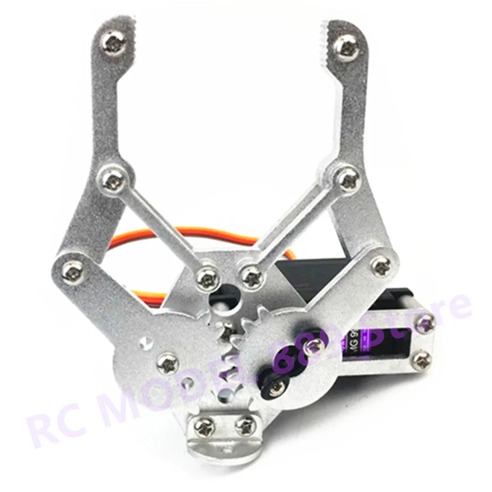 Бесплатная доставка 1 комплект в партии 2 DOF алюминиевый рука робота зажим коготь