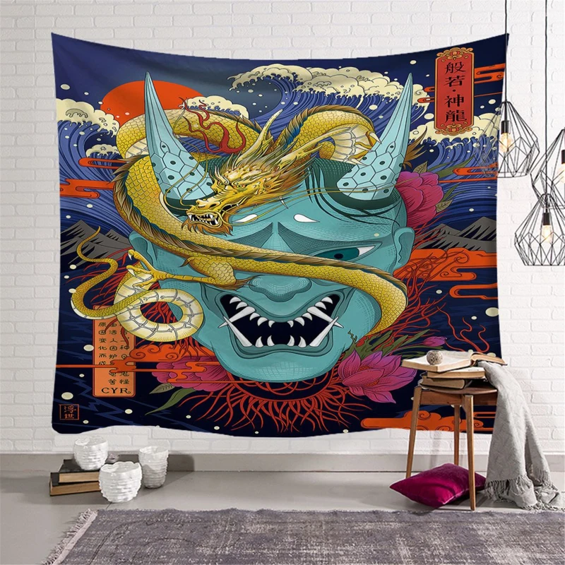 

Bohemian Tapestry Wall Hanging Gypsy Psychedelic Tapiz Witchcraft Tablecloth Curtain Decor Room tablecloth Beach mat