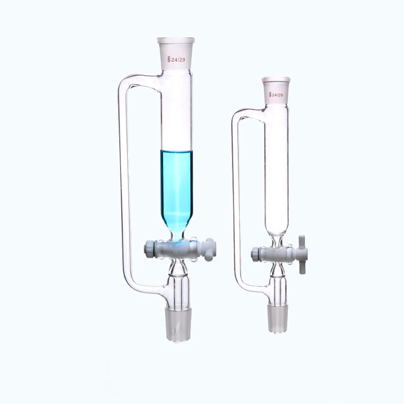 1pcs 10 50 100 250 500 1000ml constant pressure separation funnel with ptfe piston，for laboratory Extraction experiments