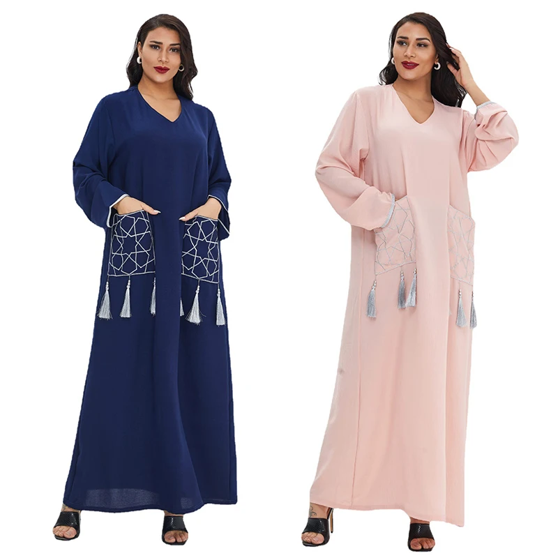 

Ramadan Turkey Abaya Dubai Muslim Hijab Dress Eid Mubarak Islam Clothing African Dresses Abayas for Women Robes Longue Vestidos