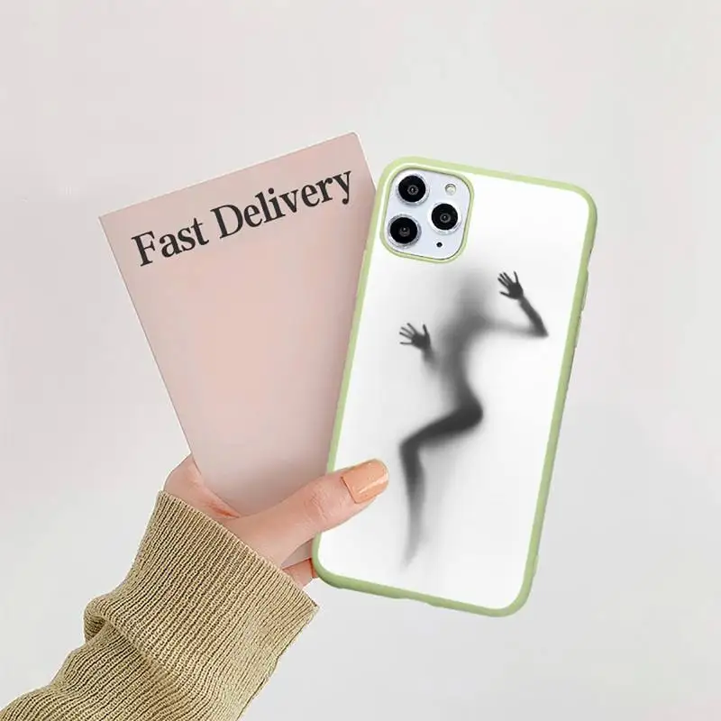 

sexy body women fashion beauty Phone Case Candy Color for iPhone 11 12 mini pro XS MAX 8 7 6 6S Plus X 5S SE 2020 XR