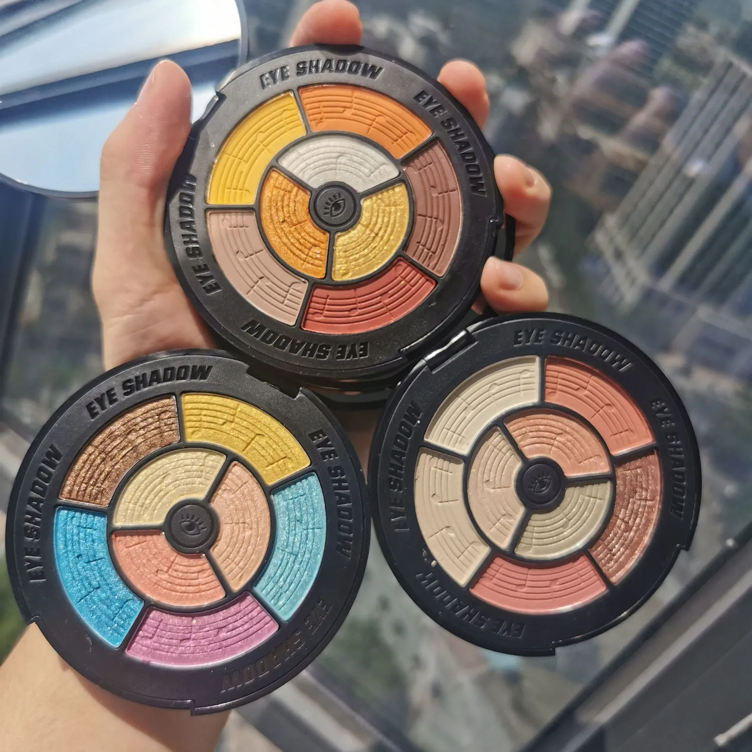 

GY граммофон запись восемь цветов Тени для век пластина земли цвета матовый Мерцающий Тонкий и блестящий долговечный