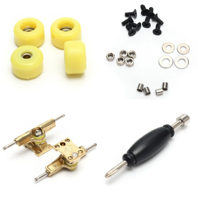 Wooden Finger Skateboards Professional Skate Board Wood Basic Fingerboard With Bearings Wheel Foam Screwdriver | Игрушки и хобби