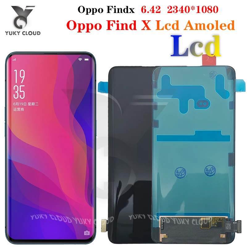 

Original Amoled M&Sen For 6.42" OPPO FIND X LCD Display Screen+Touch Panel Screen Digitizer For 2340*1080 Oppo FindX Display
