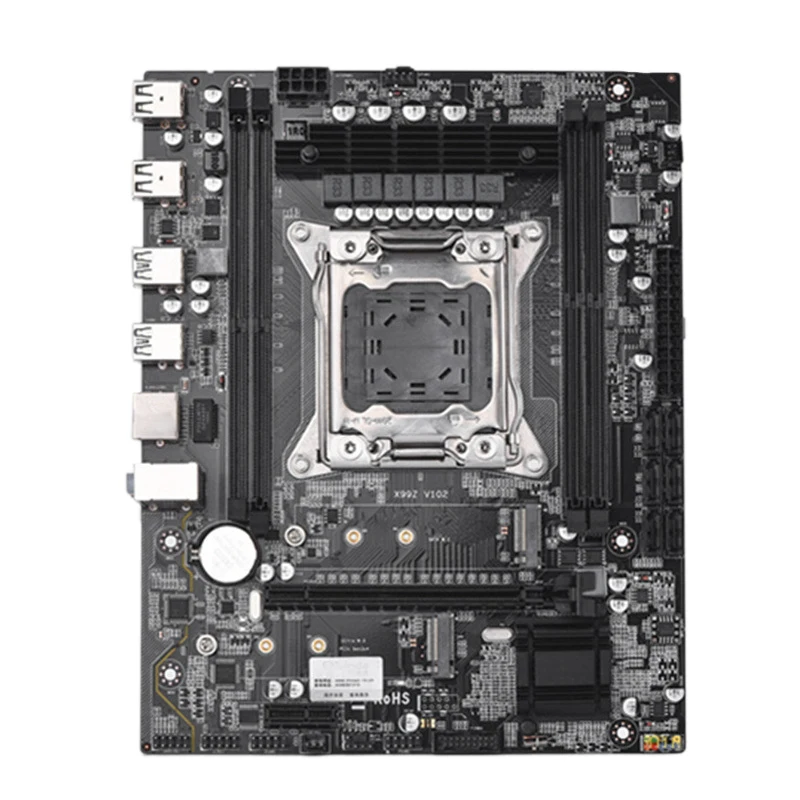 X99 настольная материнская плата LGA2011 3 с двумя слотами M.2 NVME Поддержка двух каналов