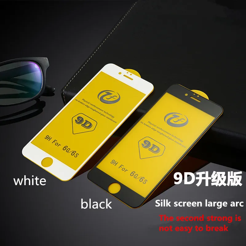 9D полное покрытие Защитное стекло для iPhone X XR XS max iphone 8 7 Plus 6 6S 5 5S SE защита экрана