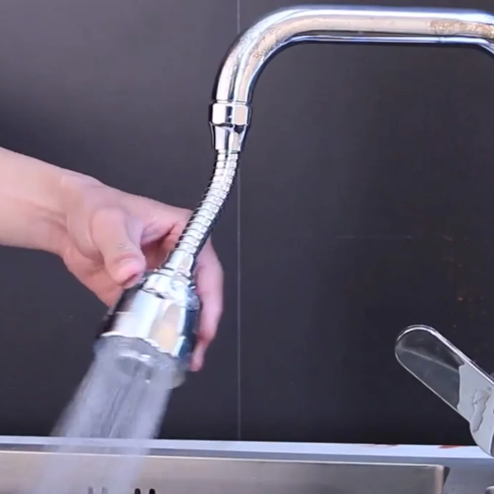 

360 Rotate Kitchen Water Faucet Aerator High Pressure Water Diffuser Adapter Extender Shower Head Nozzle Tap Connector