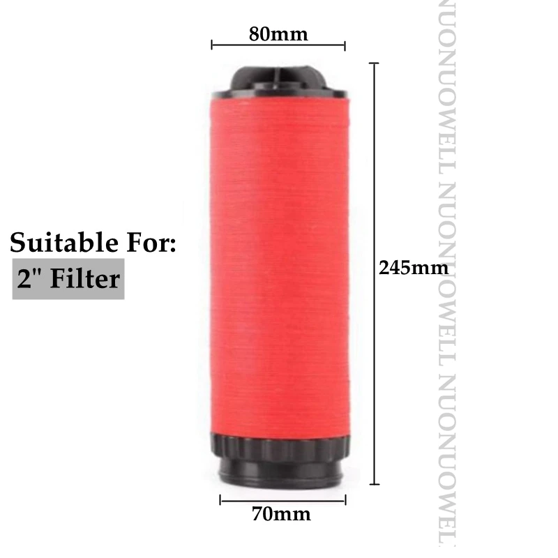 

NuoNuoWell пластиковый дисковый фильтр для садового водопровода 3/4"-2", 120 меш