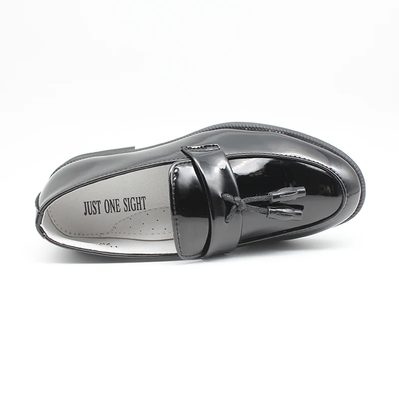 Обувь для мальчиков Детские лоферы Детская умная кожаная обувь на плоской