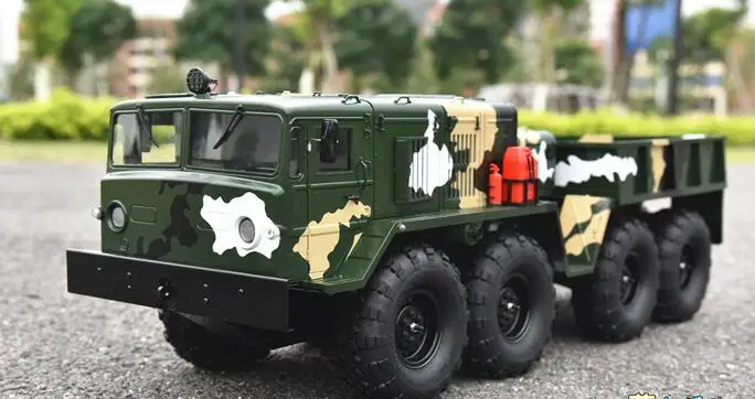 Новый военный MmETAL 8X8 8 колёс 8WD грузовик масштаб 1/12 RC рамка и корпус комплект