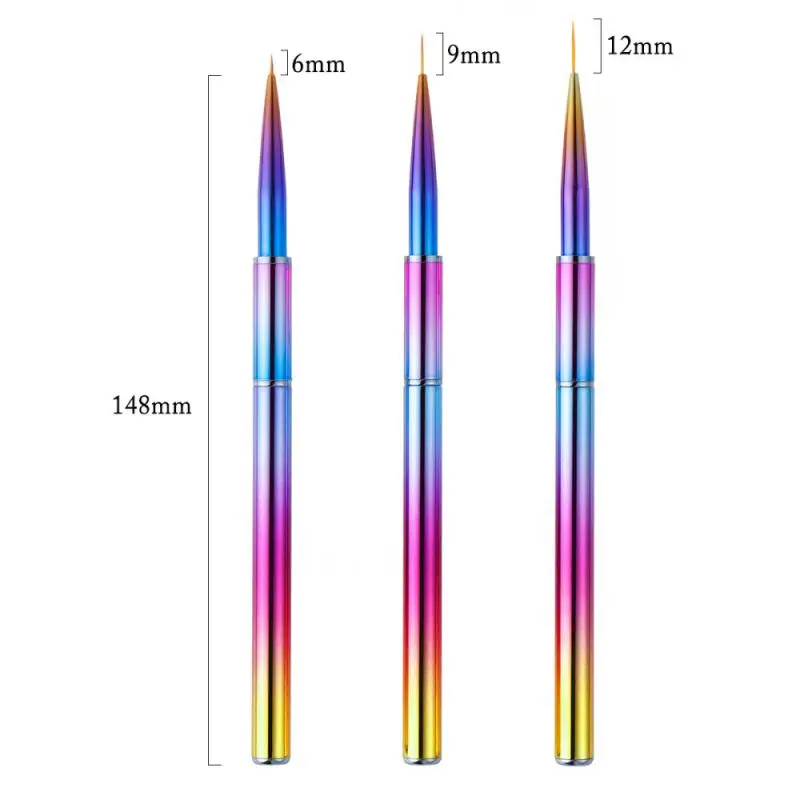 

3PCS Nail Art Pen Light Therapy Pen Crystal Pen Drawing Pen Nail Brush Set Nail Brushes Nail Tools