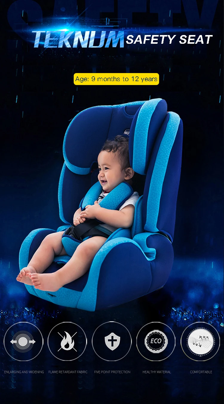 Teknum детское безопасное сиденье isofix9-12 месячного ребенка от 0 до 4 лет, простое и портативное, чтобы лежать