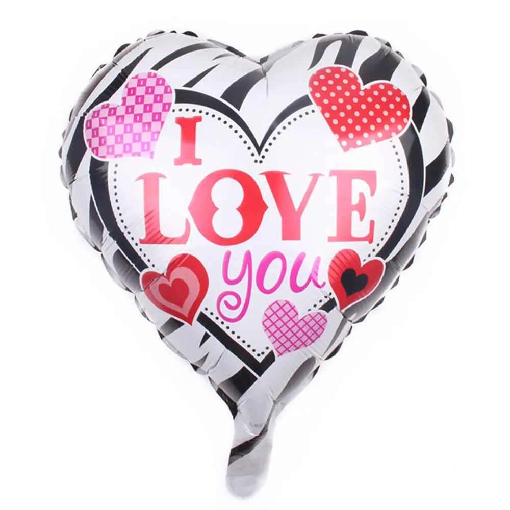 

18inch Heart Foil Balloons Wedding Ballons Anniversaire Decorations Valentine Day Helium Air Ball Happy Birthday Party Supplies