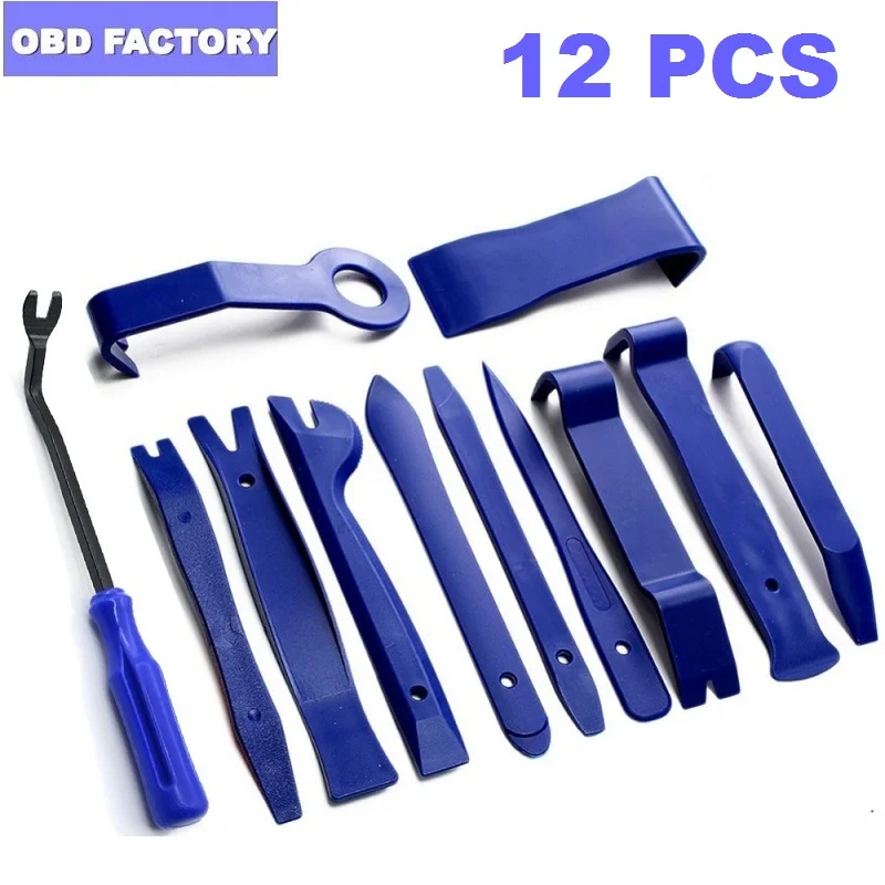 Car Repair Tool Kit 12pcs Hard Plastic Auto Radio Panel Interior Door Clip Trim Dashboard Removal Opening Set |