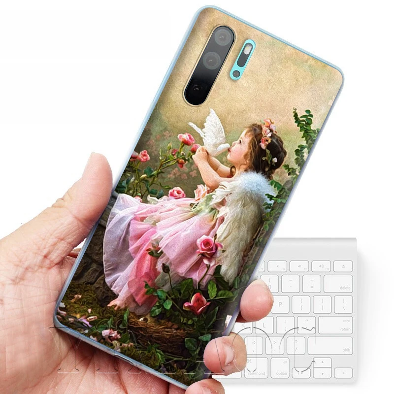 YIMAOC Angel Cupid Art Painting Phone Case for Huawei Mate 30 20 10 Pro Lite Y6 Y7 Y9 Nova 2 3 3i 4 5i 2018 2019 | Мобильные