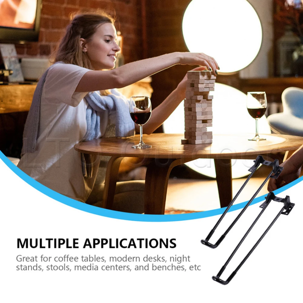 2/4 шт. складные металлические шпильки для стола 14 дюймов