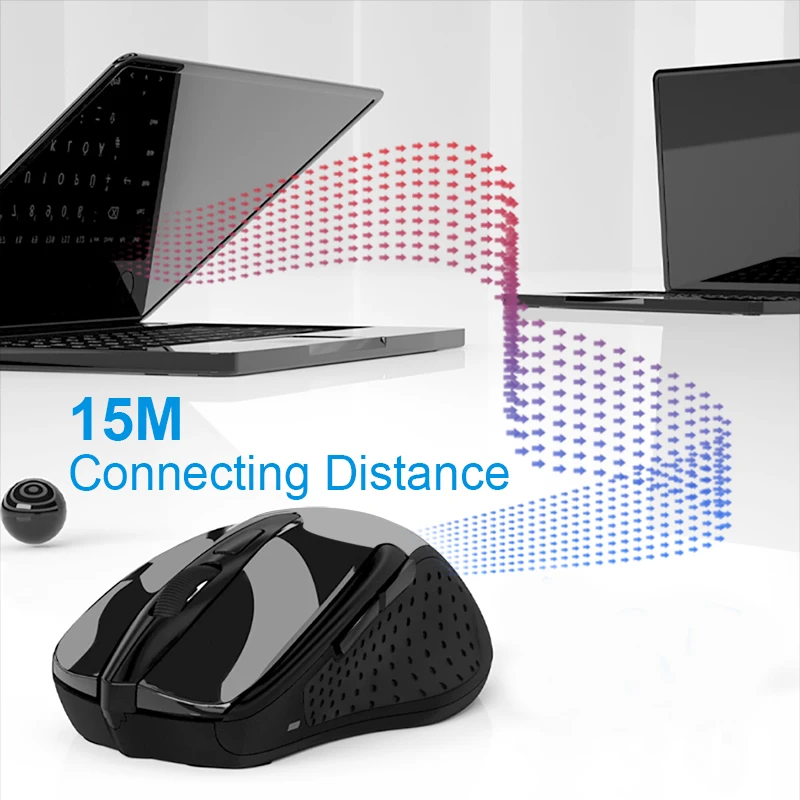 Мышь Компьютерная TeckNet Беспроводная оптическая эргономичная 2600DPI 2 4 ГГц|Мыши| |