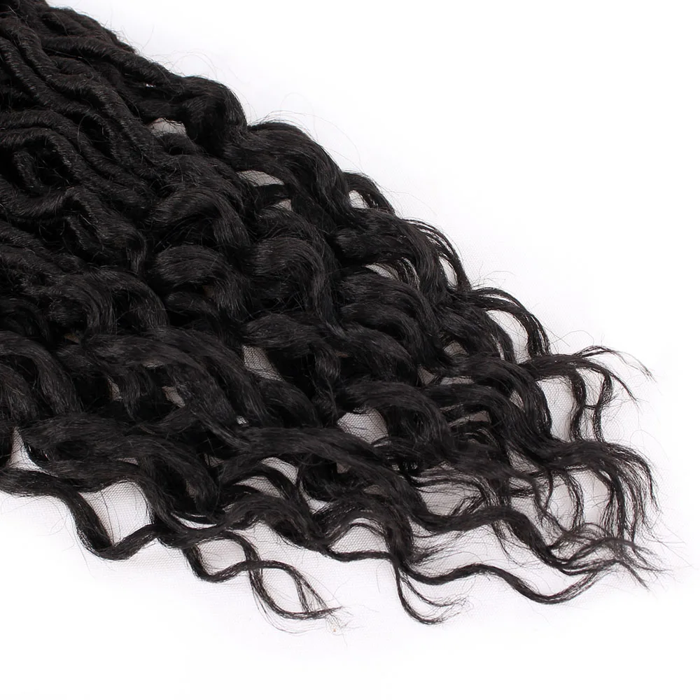 Современные королевские волосы 18 дюймов с эффектом омбре искусственные локоны