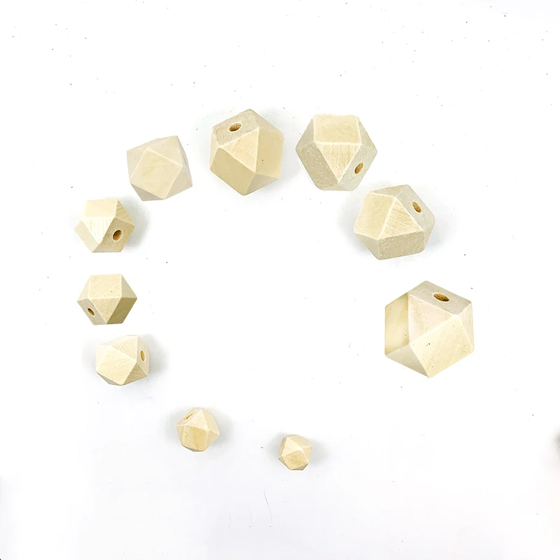 Незавершенные деревянные бусины 10 30 мм природный цвет разделитель экологически