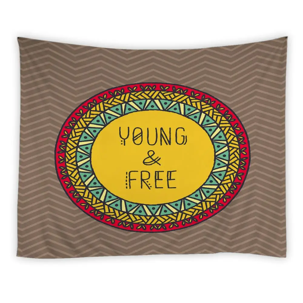 Гобелен с мандалой слоном настенное украшение из полиэстера Индии мандала Луо ся