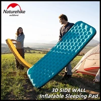 naturehike thicken camping air cushion bed mat outdoor ultralight inflatable mattress tent moisture proof camping sleeping pad