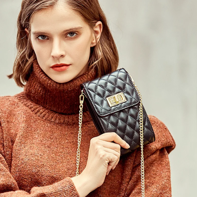 Сумка для мобильного телефона новый стиль овчина модная и Индивидуальная сумка