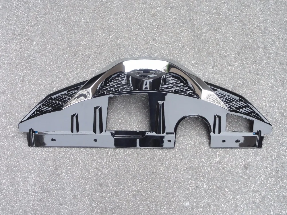 1 шт. Замена новый автомобиль хром Передняя Верхняя решетка радиатора гриль для