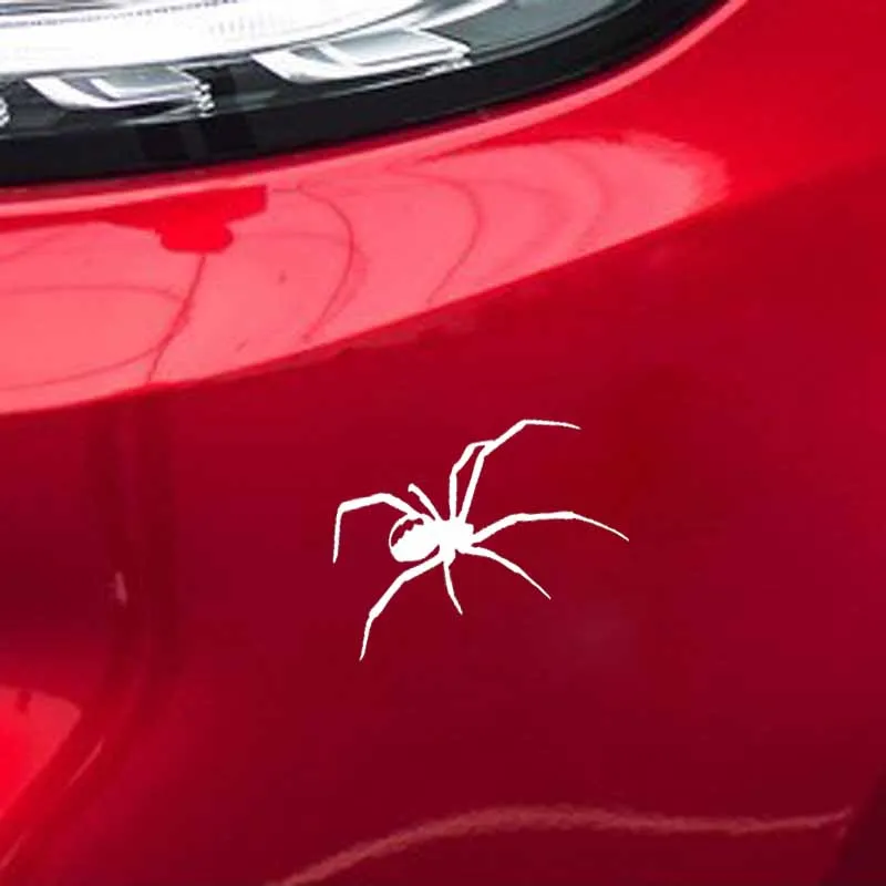 

15cmx10cm Creative black spider Car-Sticker Automobiles Motorcycles Window Bumper Laptop Vinyl Decal PVC Decorative Goods