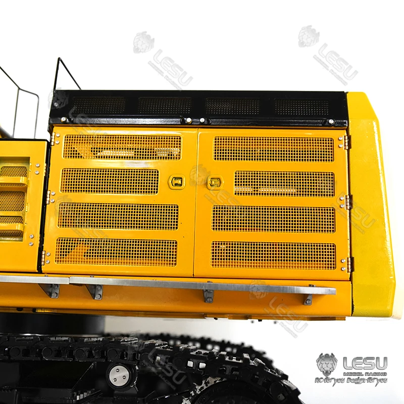 LESU 1/14 масштаб Картер 374F тяжелый экскаватор Полный металлический грузовик комплект Автомобильный радиатор треков звездочки в разобранном виде не окрашены DIY