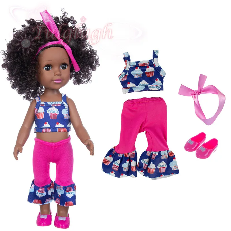 Кукла-реборн черная силиконовая 35 см | Игрушки и хобби