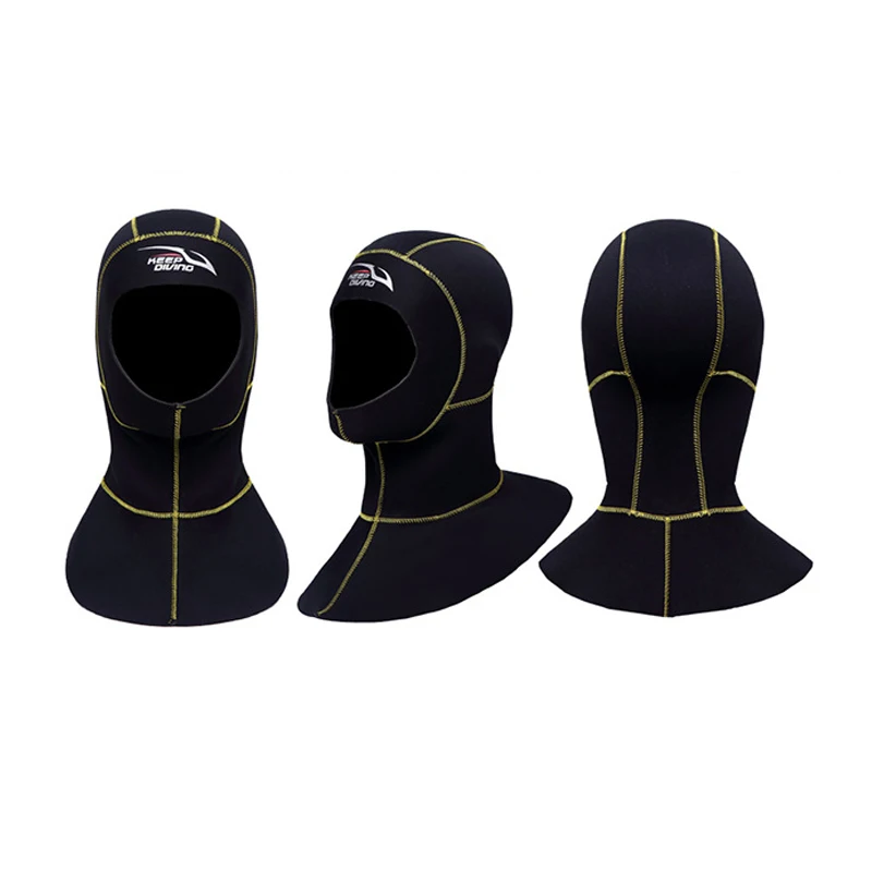 3MM Neoprene Scuba Diving Hood with Shoulder Wetsuit Snorkeling Hat Headgear &ampT8 | Спорт и развлечения