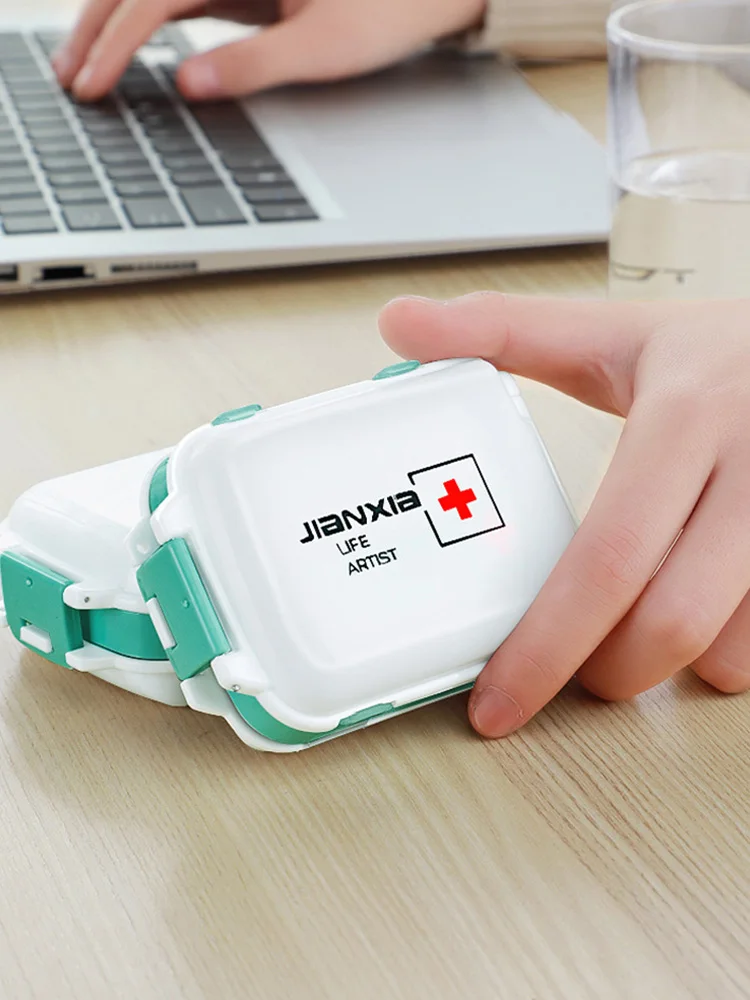 Контейнер для таблеток JOYBOS 8 ячеек органайзер дорожный разделитель лекарств