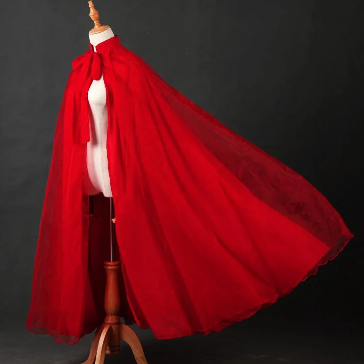 Элегантная накидка Mingli Tengda в старинном стиле большая шифоновая из органзы