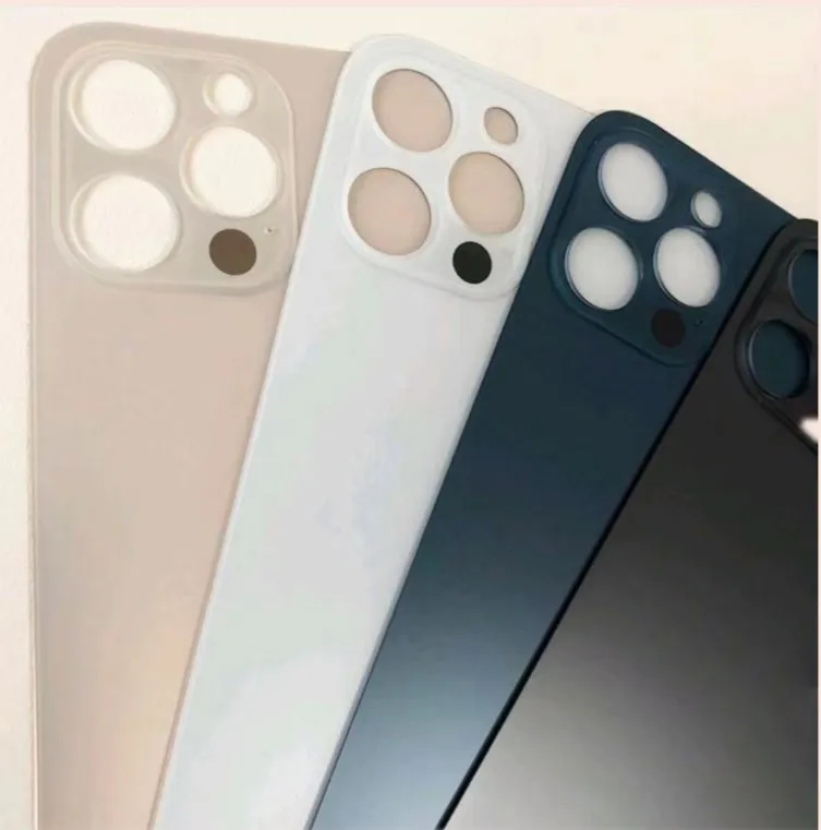 

For iPhone 12 Pro 12 Pro Max Big Hole Back Glass Battery Cover Rear Door Housing Case Back Glass Cover Assembly CE / NO CE