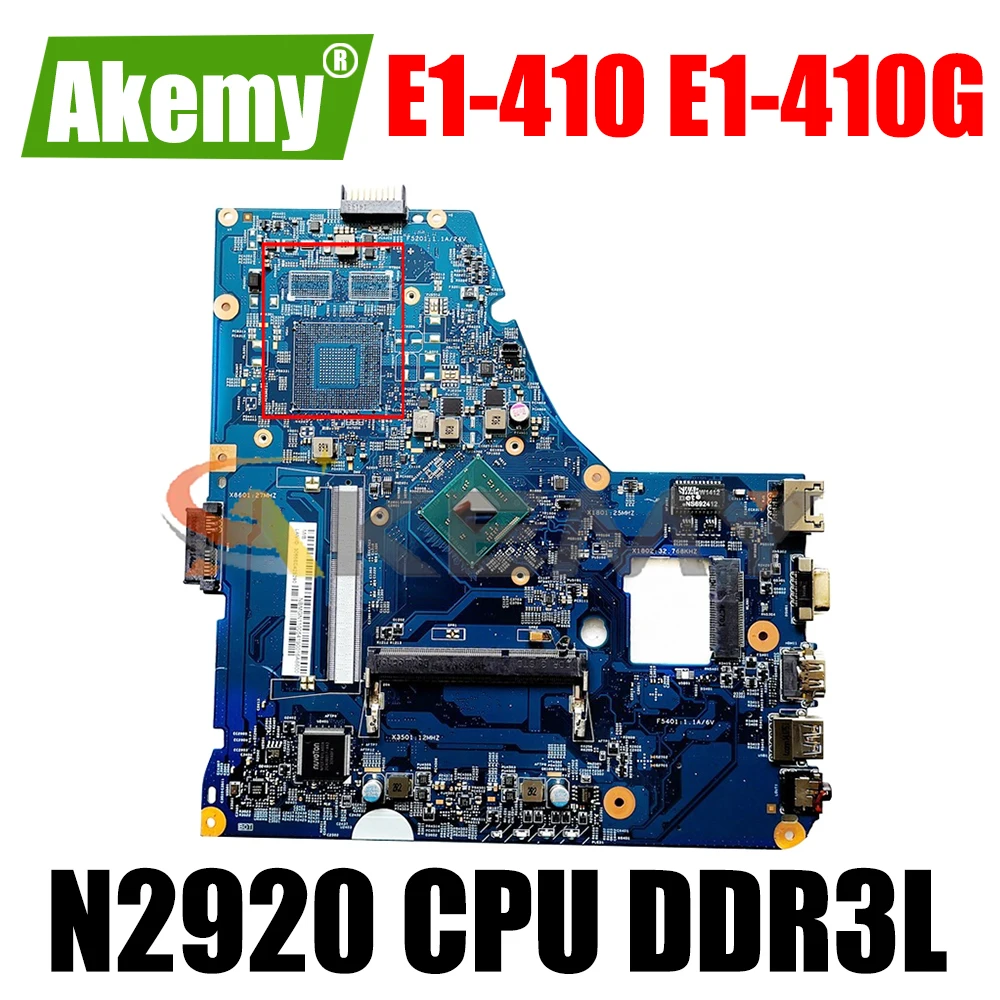 

For Acer Aspire E1-410 E1-410G Laptop Motherboard 13233-1M 48.4OC10.01M With Intel N2920 CPU DDR3L 100% Fully Tested