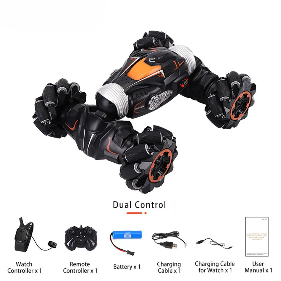 

JJRC Q78 RC Car 4WD 1:14 2.4G Wall Climbing Cars Transformable Amphibious 360 Degree Rotation Remote Control Stunt Car VS Q70