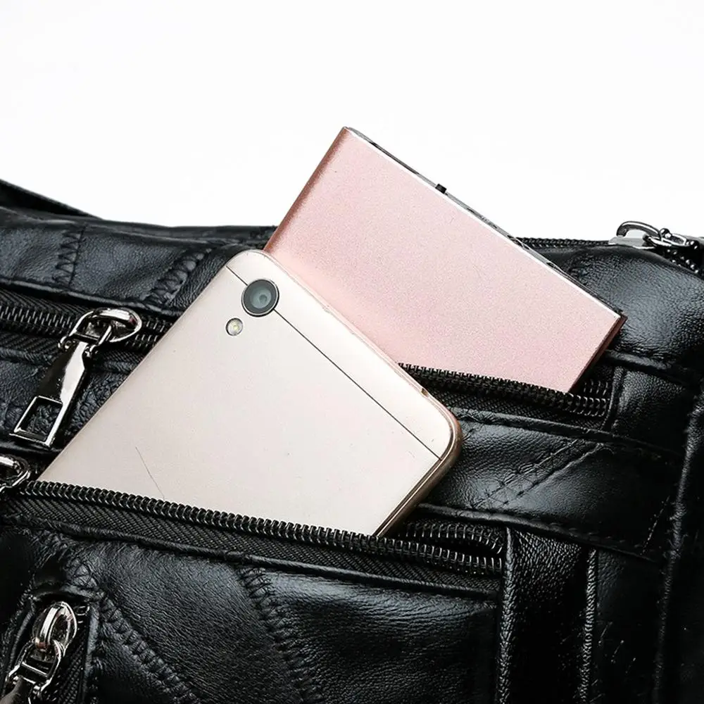 Женская кожаная сумка через плечо для покупок путешествий простой стиль большая