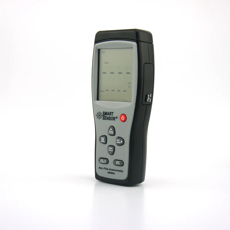 Горячая Распродажа 0-30 м/с тестер термоанемометра с горячим проводом AR866A цифровой