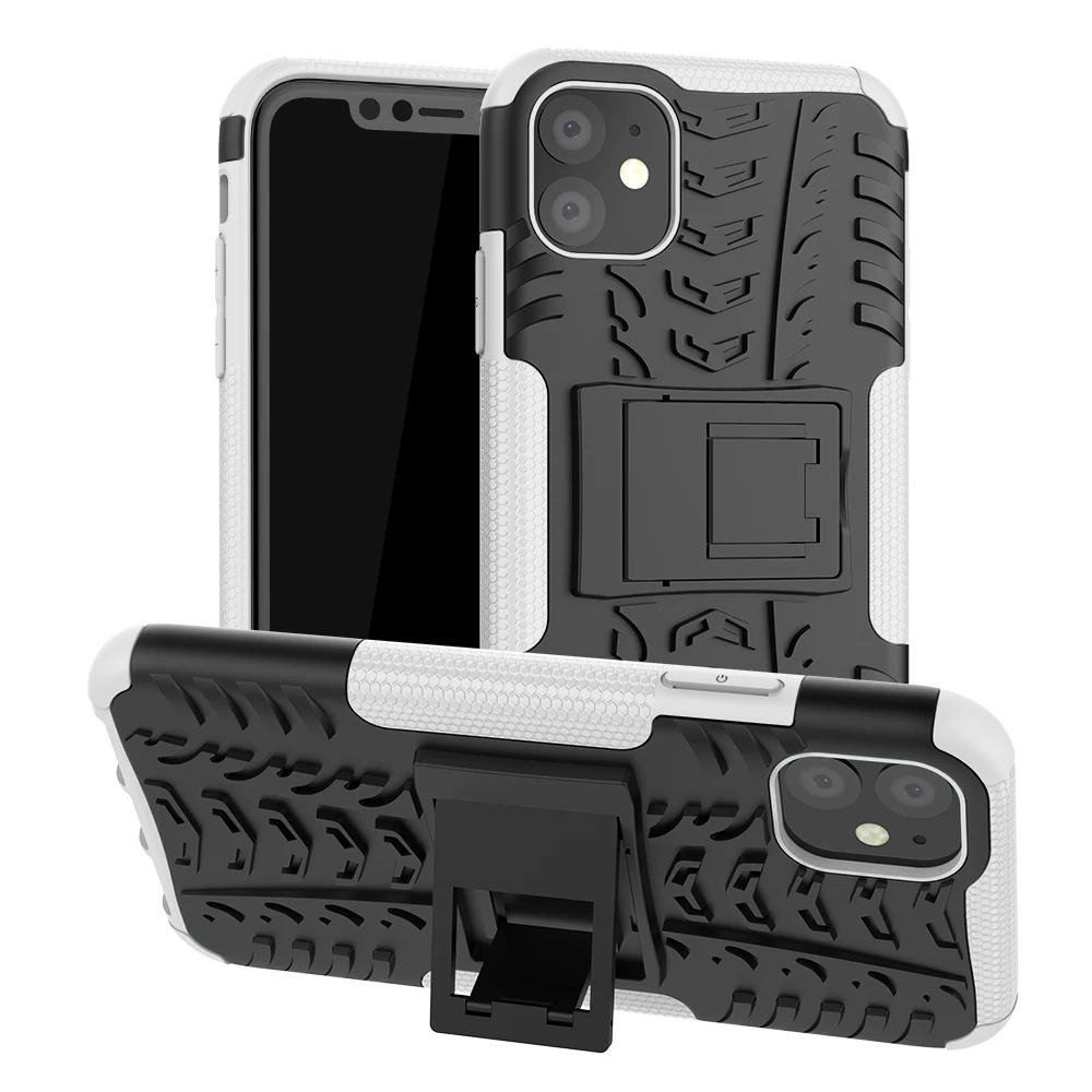 

Fashion Shockproof Colors Protection Phone Case For iPhone 6 6S 7 11 12 13 8 SE X XS XR 2020 Plus Pro Max Mini Kickstand Cover