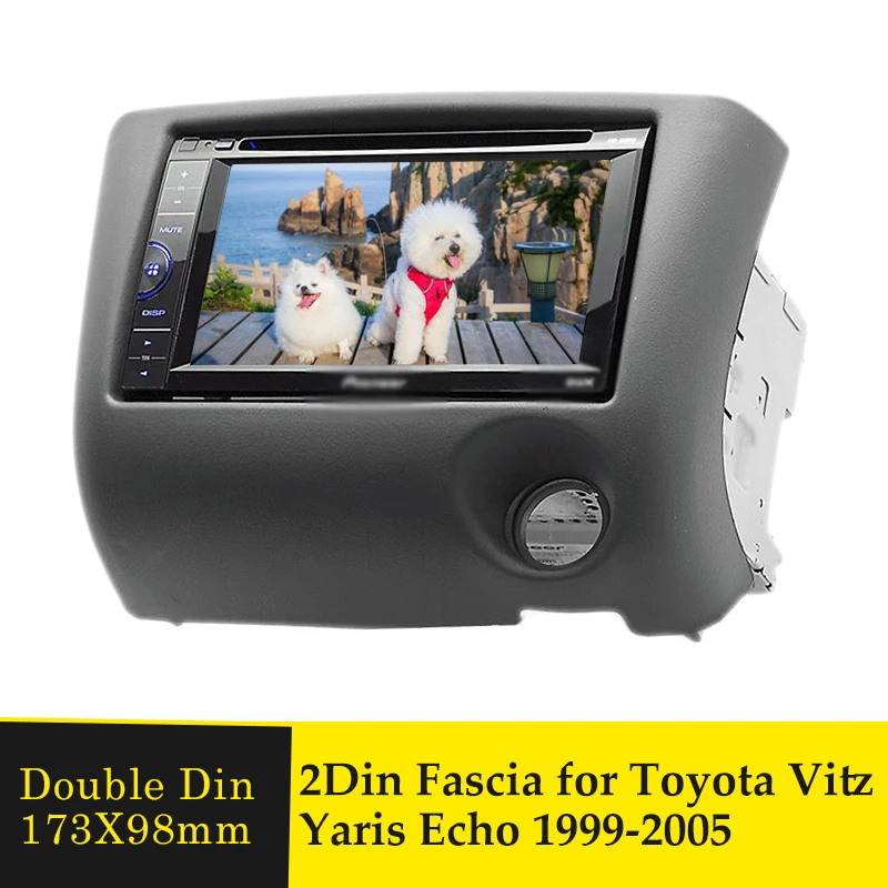 Автомобильный радиоприемник Facia для Toyota Yaris Echo Vitz 1999 2005 стерео CD DVD плеер панель
