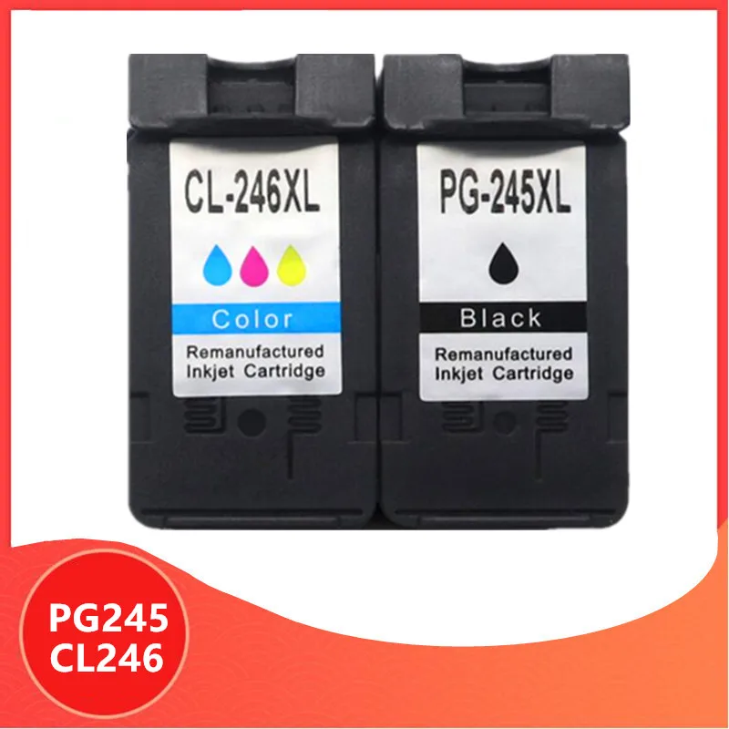 PG245 CL246 Ink Cartridges replacement for Canon PG 245 PG-245 CL 246 for Pixma iP2820 MX492 MG2924 MX492 MG2520 printer